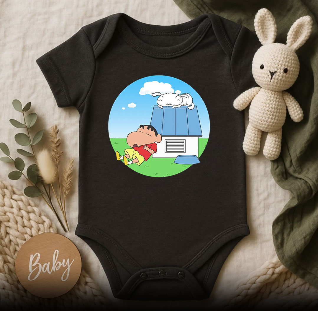 Crayon Nuts Shin chan and Shiro Baby Onesie 510x498 image Crayon Nuts Shin chan and Shiro Baby Onesie 510x498 Crayon Nuts Shin chan and Shiro Baby Onesie
