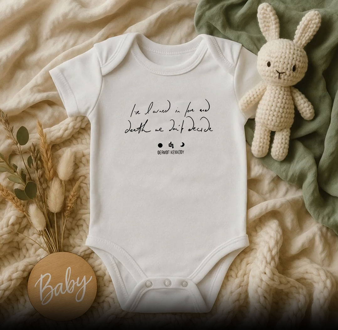 Dermot Kennedy Quotes Baby Onesie 510x498 image Dermot Kennedy Quotes Baby Onesie 510x498 Dermot Kennedy Quotes Baby Onesie