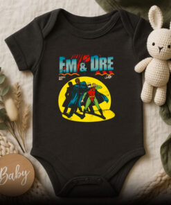 Dr. Dre And Eminem Comic Baby Onesie