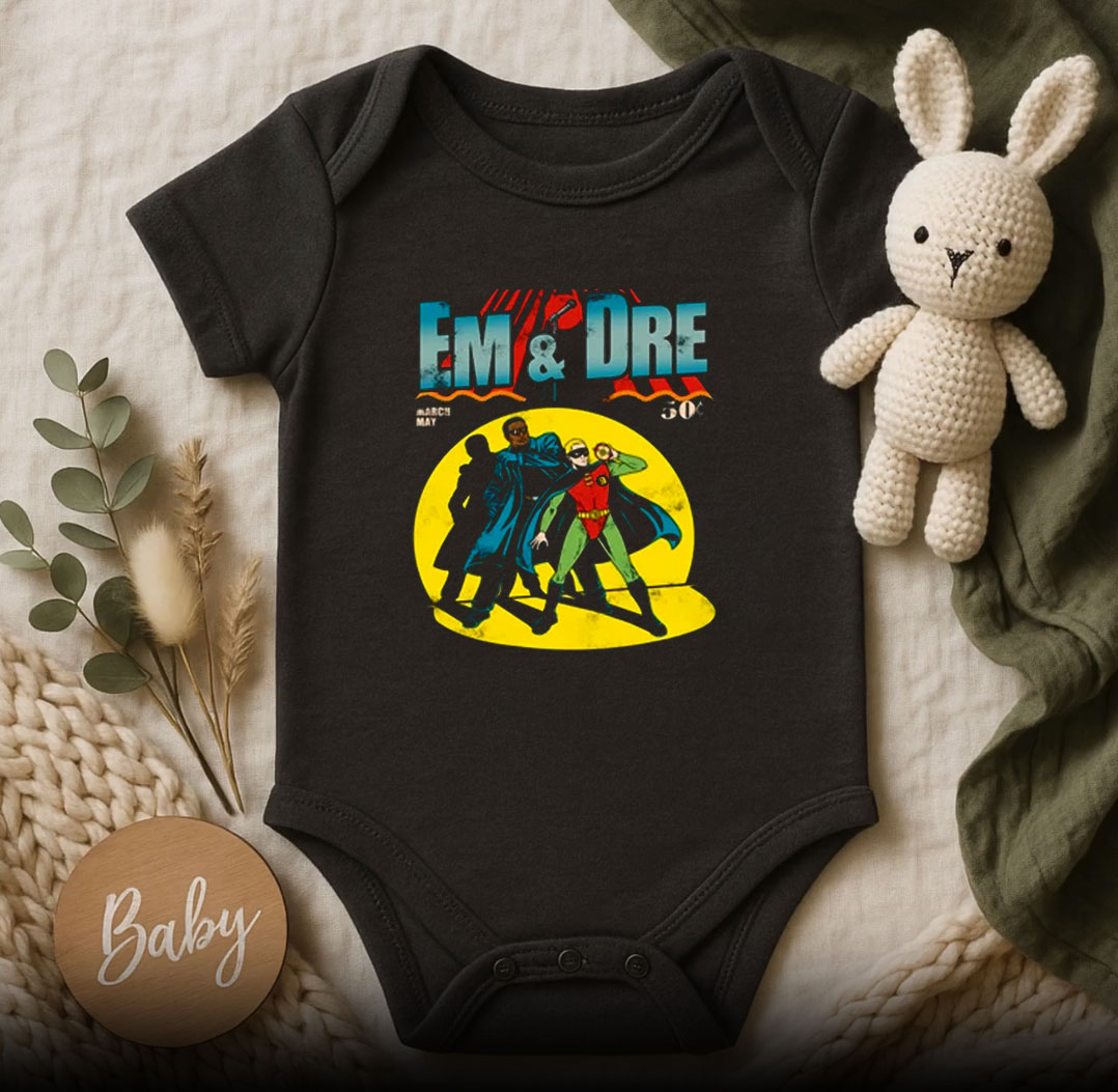Dr. Dre And Eminem Comic Baby Onesie 510x498 image Dr. Dre And Eminem Comic Baby Onesie 510x498 Dr. Dre And Eminem Comic Baby Onesie