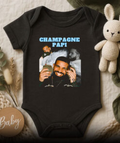 Drake Champagne Papi Baby Onesie