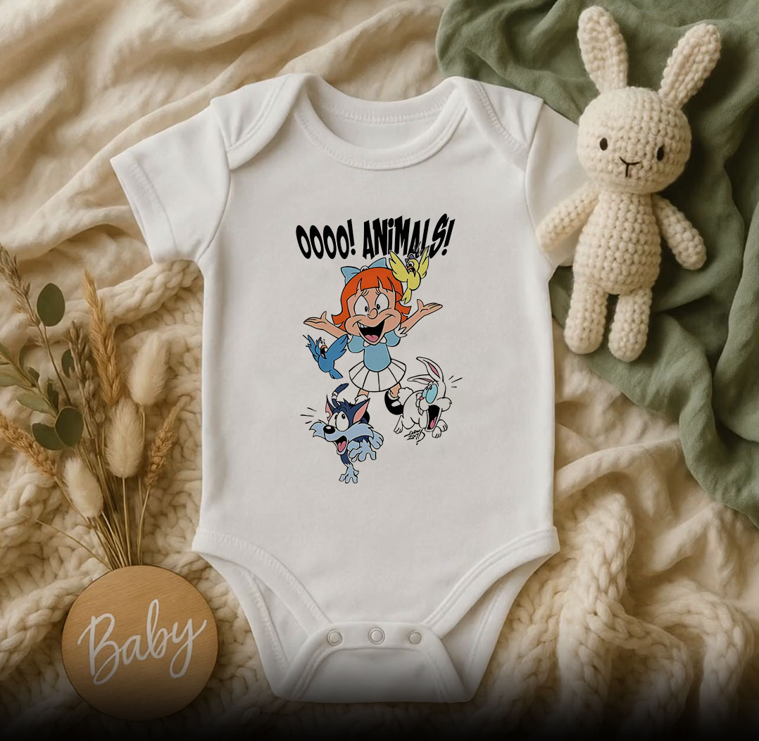 Elmyra Loves Animals Tiny Toon Baby Onesie 510x498 image Elmyra Loves Animals Tiny Toon Baby Onesie 510x498 Elmyra Loves Animals Tiny Toon Baby Onesie