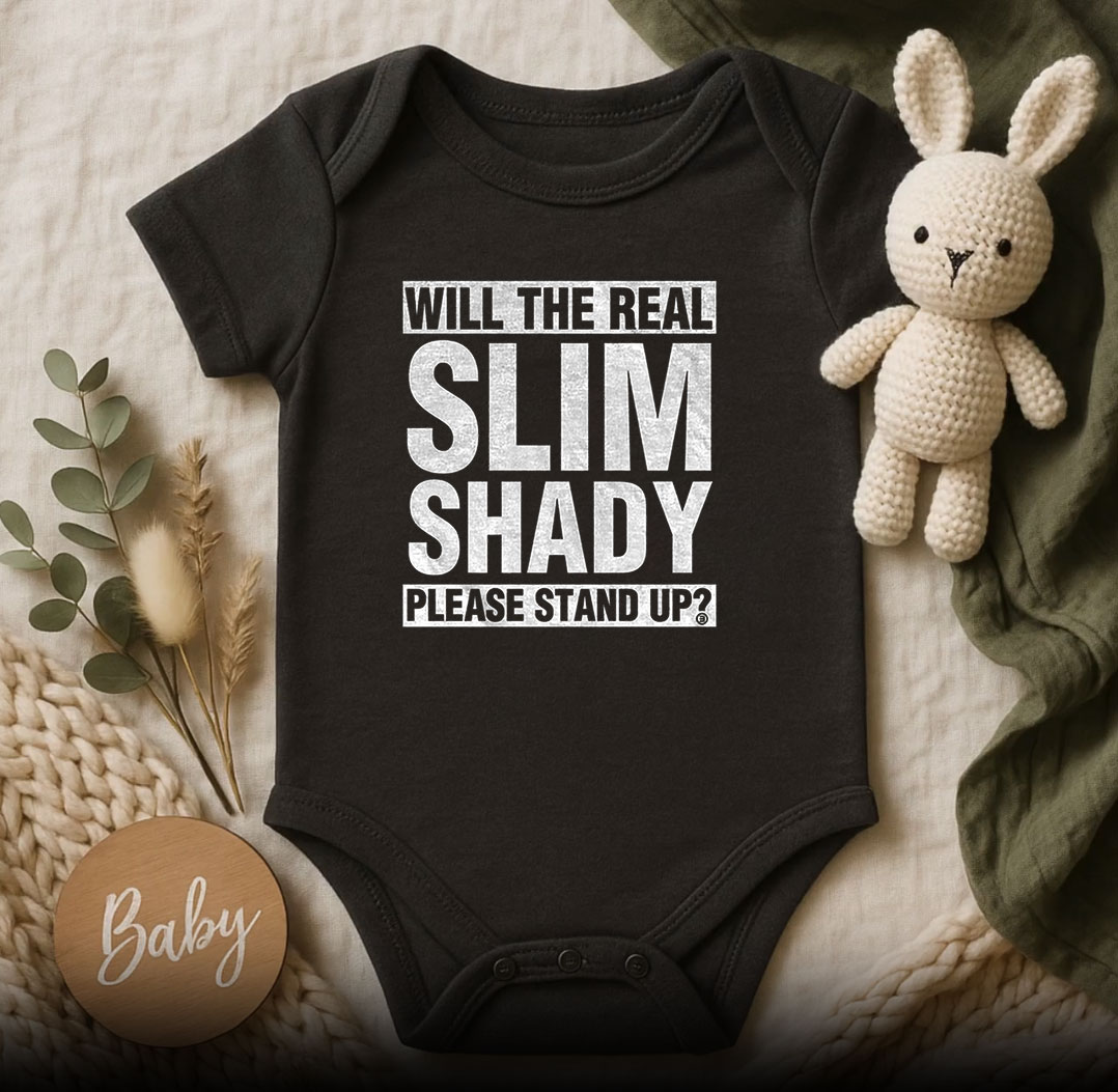 Eminem The Real Slim Shady Baby Onesie 510x498 image Eminem The Real Slim Shady Baby Onesie 510x498 Eminem The Real Slim Shady Baby Onesie