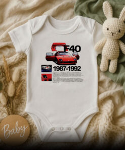 Ferrari F40 Vintage Baby Onesie
