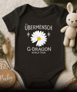 G Dragon Flower Baby Onesie