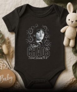 Girls Wednesday Don't Succumb To Chaos Baby Onesie