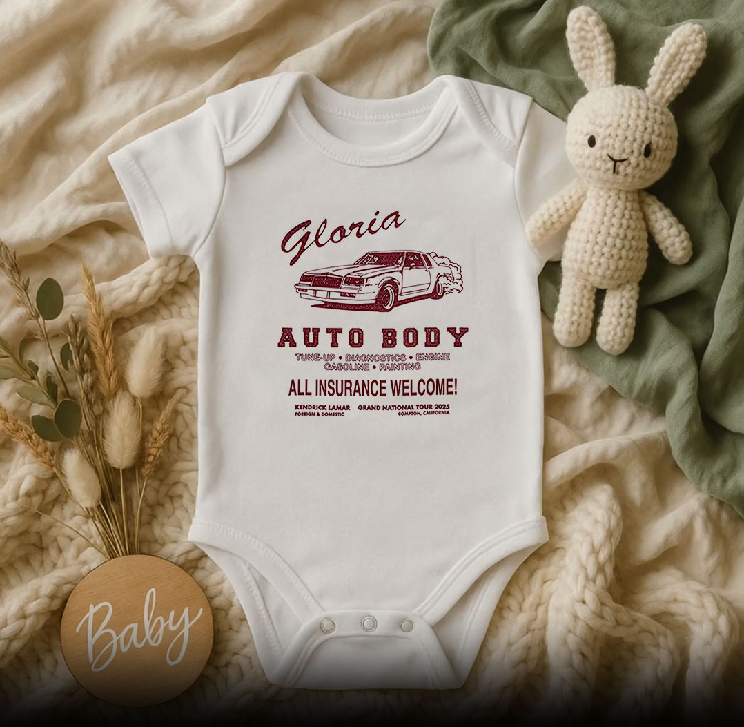 Grand National Tour Kendrick Lamar Gloria Baby Onesie 510x498 image Grand National Tour Kendrick Lamar Gloria Baby Onesie 510x498 Grand National Tour Kendrick Lamar Gloria Baby Onesie