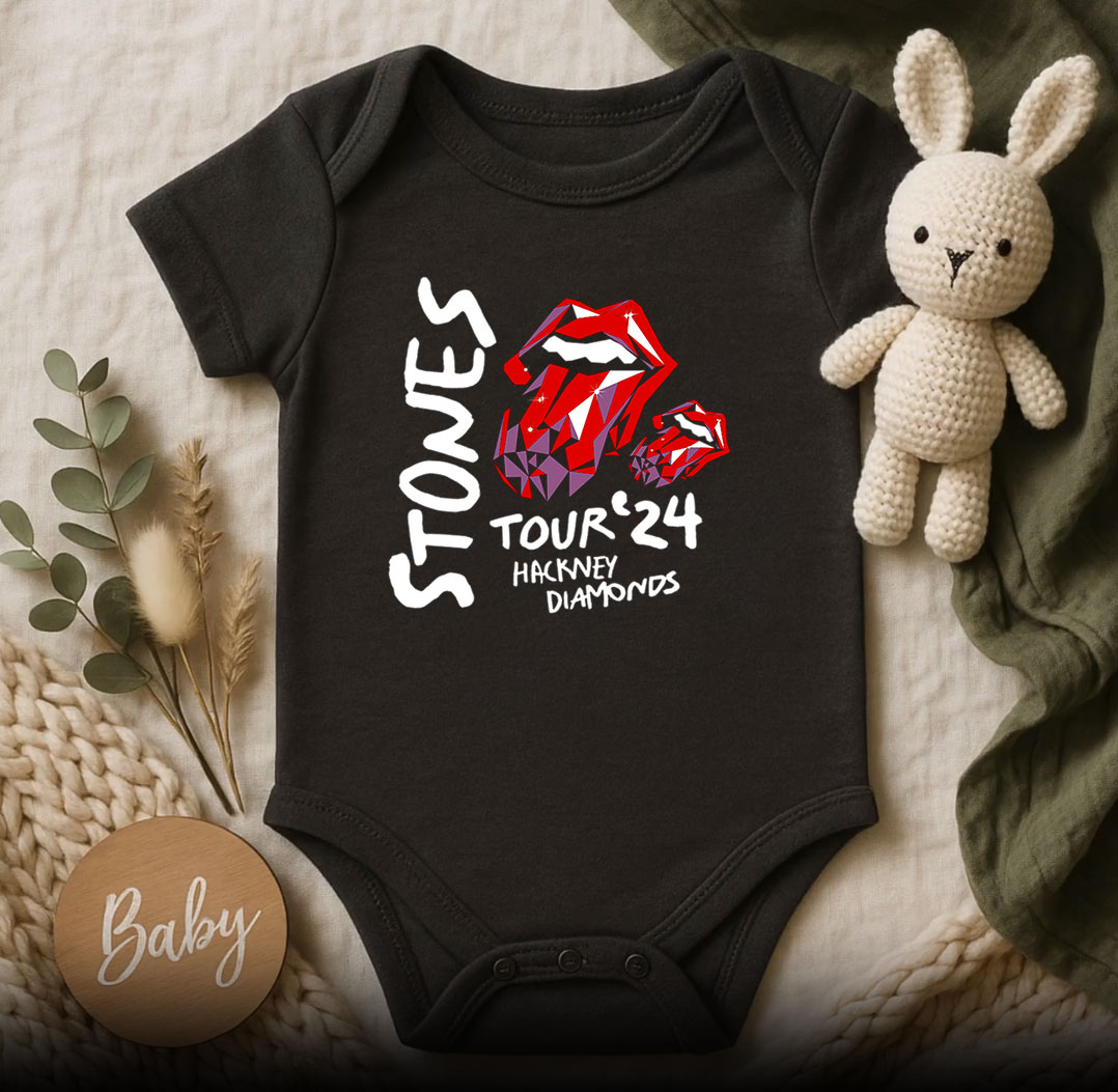 Hackney Diamonds Tour Rolling Stones Baby Onesie 510x498 image Hackney Diamonds Tour Rolling Stones Baby Onesie 510x498 Hackney Diamonds Tour Rolling Stones Baby Onesie