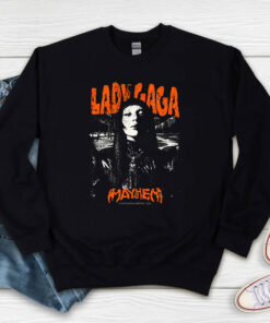 Lady Gaga Print Mayhem Bootleg Sweatshirt