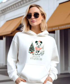 Retro Disney Christmas Santa Mickey Hoodie