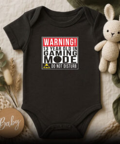Warning 13 Year Old in Gaming Mode Teenager Baby Onesie