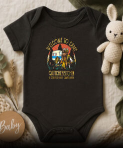 Welcome To Camp Quitcherbitchin A Certified Bear Drinks Beer Baby Onesie
