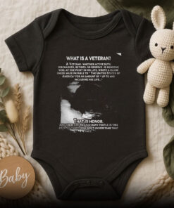 What Is A Veteran That Is Honor Baby Onesie