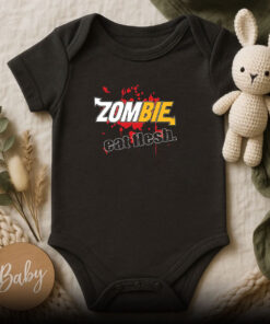 Zombie Eat Flesh Baby Onesie