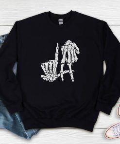 All American Spencer James Daniel Ezra LA Hand Skeleton Sweatshirt