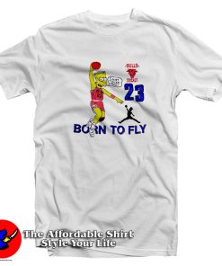 Bart Simpson Bulls Born To Fly T Shirt