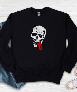 Breaking Bad Aaron Paul Jesse Pinkman Skull Tongue Sweatshirt