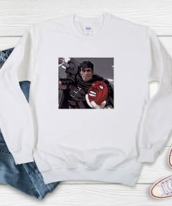Guts Dafoe Berserk Guts Willem Dafoe Meme Sweatshirt