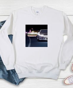 Initial D SpongeBob And Patrick Bikini Bottom Drift Club Sweatshirt