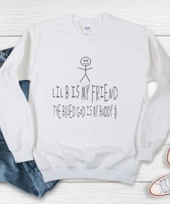 Lil B Is My Friend Pencil Sweatshirt