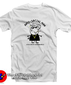 Peppa Pig Anti Social Man T Shirt