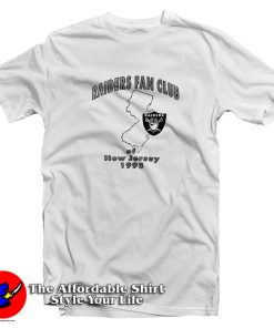 Vintage Raiders Fan Club Of New Jersey 1993 T Shirt