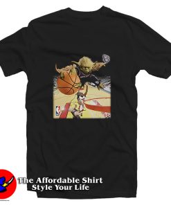 Yoda Slam Dunk Ballin Nets T Shirt